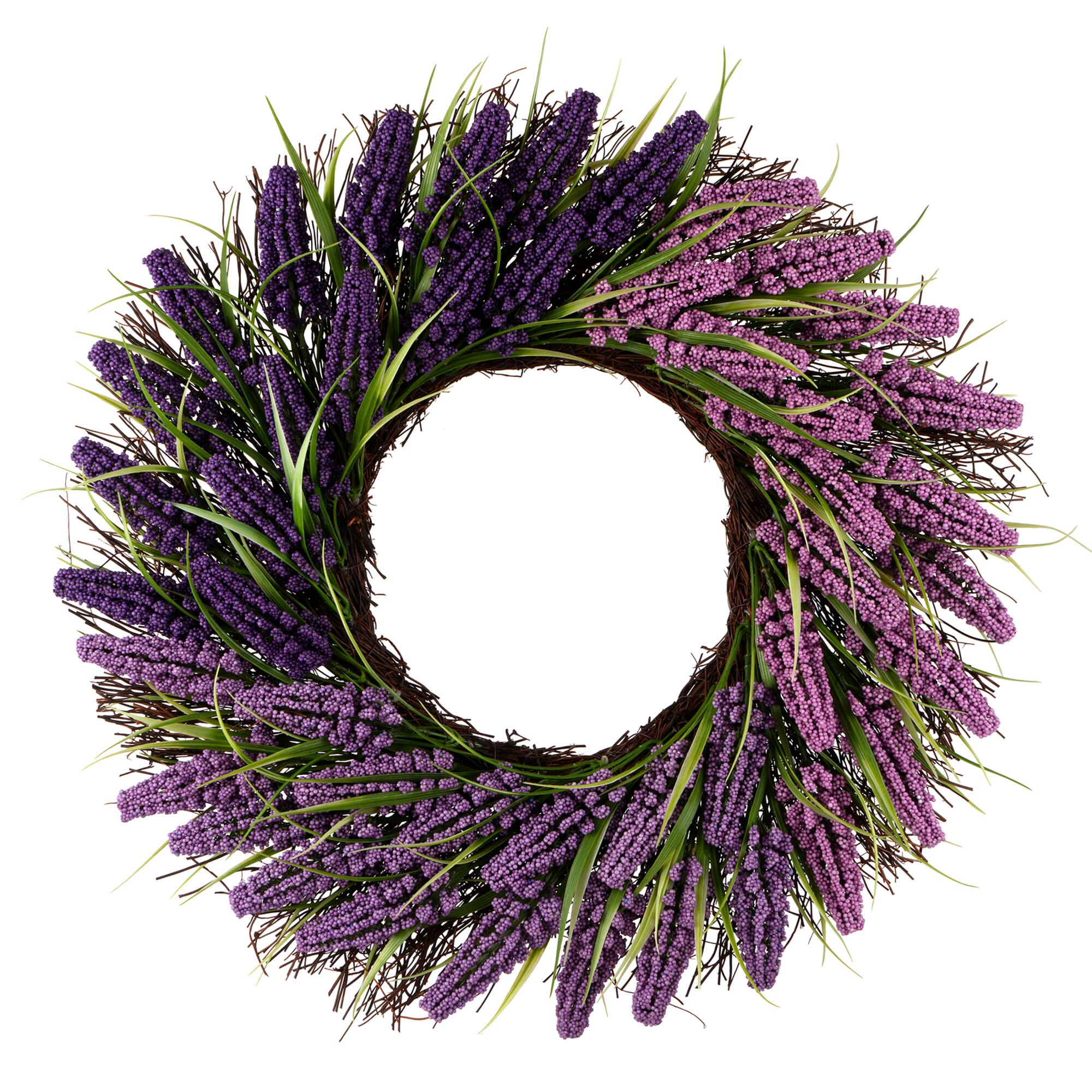 22" Lavender Heather Wreath by Ashland®